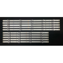 LED Backlight Strip LG 50" - 5 strips x (5+4) led, 10 pieces, 5A + 5B