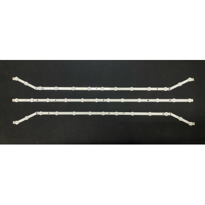 LED Backlight Strip Samsung 40" - 2 strips x 13 LEDs + 1 strip x 12 LEDs, 3V, 3 pieces