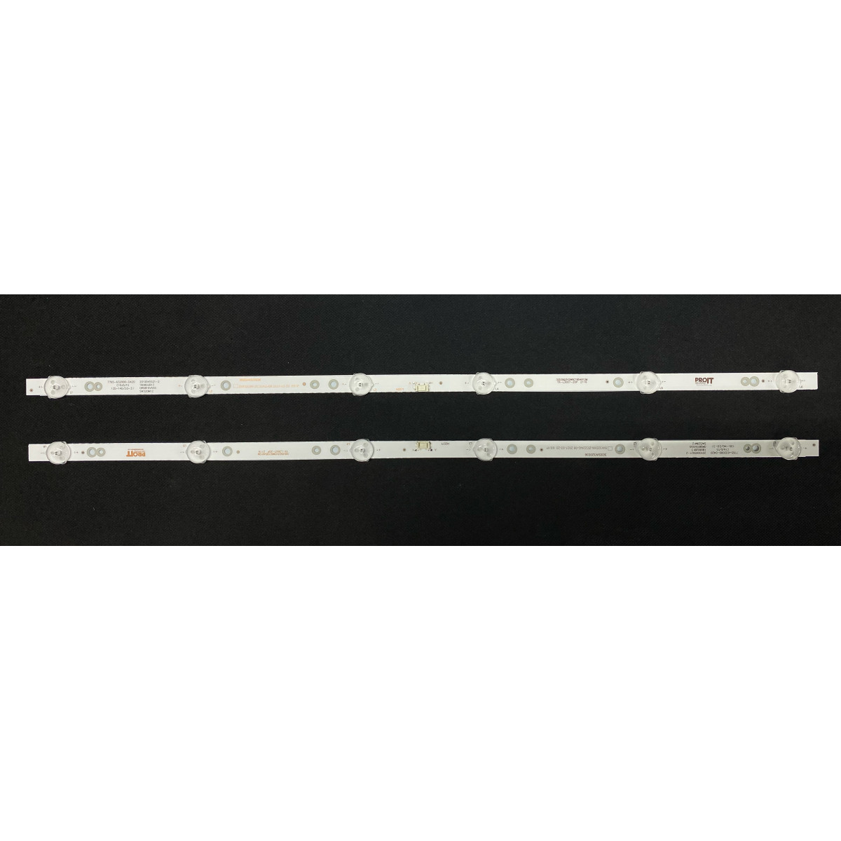 LED Backlight Strip other brands 32" - 2 strips x 6 LEDs - 3V - 550mm - SW32D06-ZC22AG-08 - 303SW320036 - APT-LB17091---W32