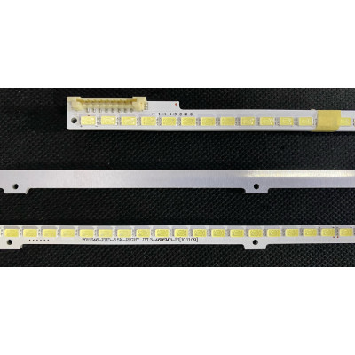 Samsung 46" TV LED háttérvilágítás készlet - 2 oldalsó szalag x 84 LED - 3V - 570mm - 2011SVS46_6.5K_V2_4CH_PV_RIGHT84/LEFT84