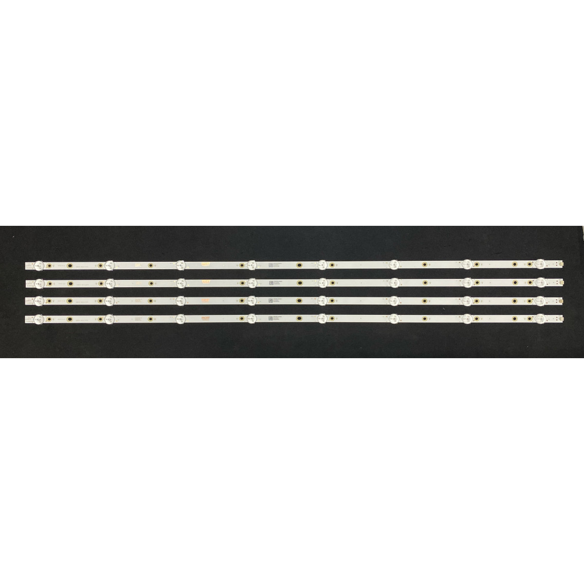 LED Backlight Strip Philips 43" - 4 strips x 8 LEDs - 3V - 848mm - LB43104 V0_02 - LBM430M0801-BW-3