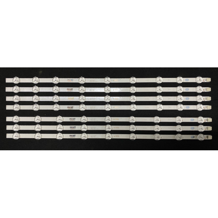 Panasonic - Vestel 50" TV LED háttérvilágítás készlet - 7 darab verticale x 9 LED - 465mm - 3V - 50'' NDV REV1.1/A + /B