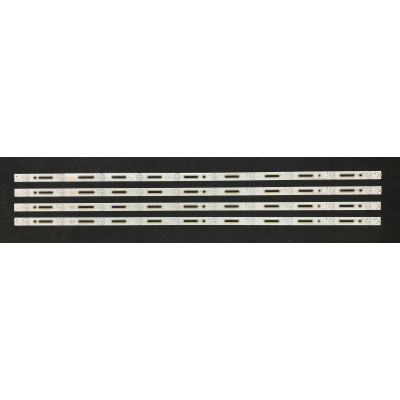 LED Backlight Strip Hisense 40" - 4 strips x 10 LEDs - 3V - 780mm - LBM400P1001-AV-4S_(0) - LBM400P1001-AU-3S(0) - LJ41-000105A