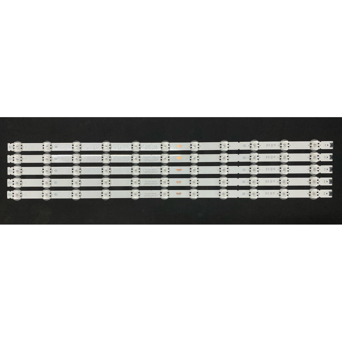 LED Backlight Strip LG 75" - 5 strips x 11 LEDs - 6V - 835mm - SSC_Trident_75UK65 - SSC_75UK62&65_11LED_SVL750A24_REV1.0_171201