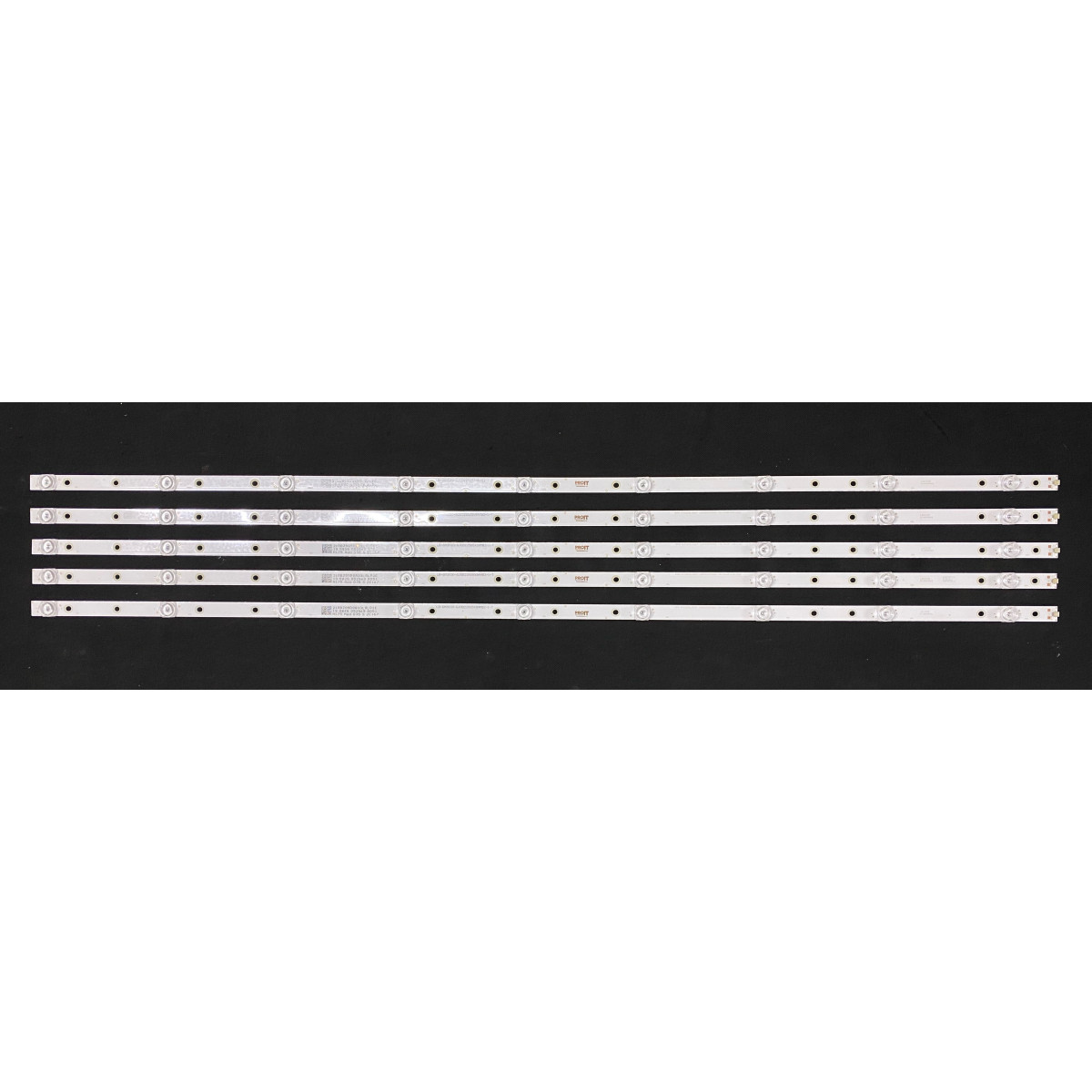 LED Backlight Strip Philips 50" - 5 strips x 9 LEDs - 3V - 970mm - LB-GM3030-GJ0D22505X9AMB2-1-T - LBM500M0901-YK-4