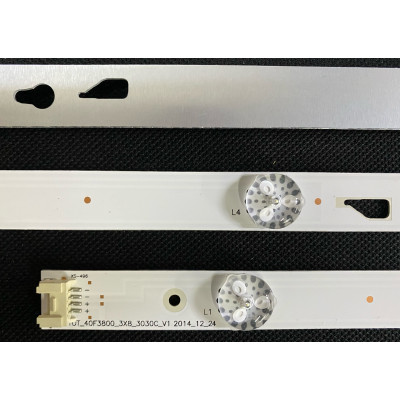 LED Backlight Strip other brands 40" - 3 strips x 8 LEDs - 6V - 780mm - TOT_40F3800_3X8_3030C-V1