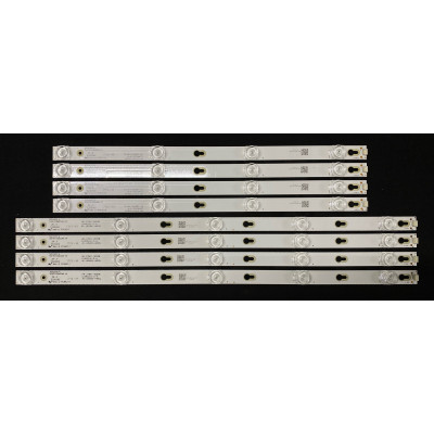 LED Backlight Strip TCL Thomson 50" - 4 strips x 9 LEDs - 4 + 5 LEDs - 6V - 855mm - 4C-LB5004-HR13J + 4C-LB5005-HR03J